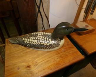 Carved Loon