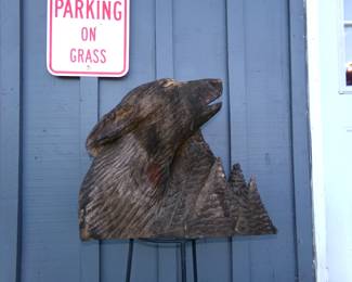 Carved Wolfhead 