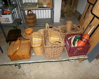Assortment of baskets 