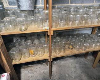 LOTS of canning jars 