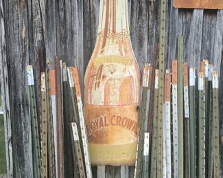 Royal Crown tin tacker sign