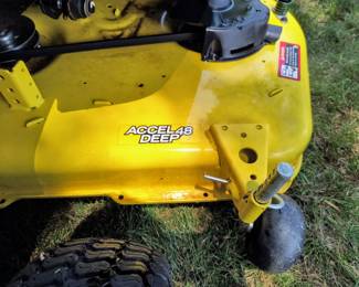48" deck on lawnmower 