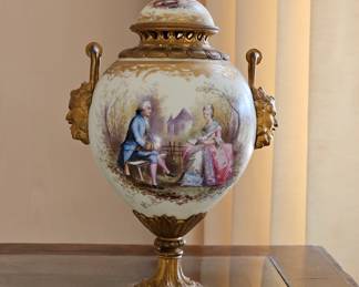 French SEVRES in Gilt Bronze Mount