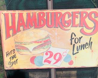 Vintage Metal Sign