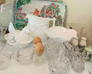 Close-up of Serving Items