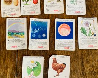 Vintage coca-Cola nature cards