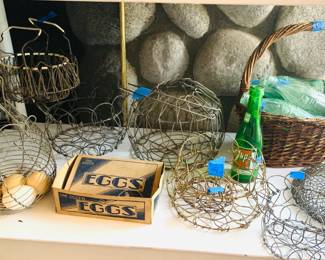 Vintage Egg Baskets