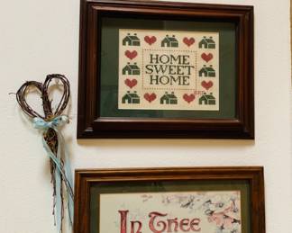 Vintage Framed Embroidery