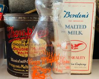 Vintage Tins - Milk Bottle