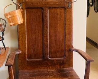 Antique Hall Tree