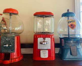   Vintage Gumball / Peanut Machines
