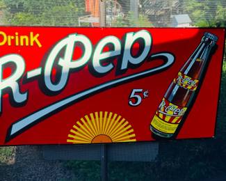 Vintage R-Pep Metal Sign