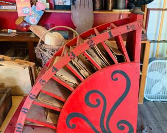 Antique Paper Sack Display/Holder