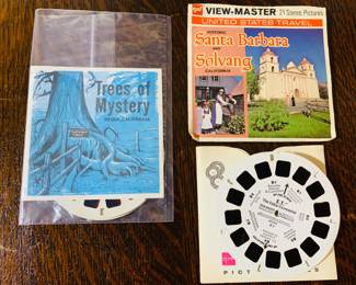 View master Reels including trees of mystery, Santa Barbara and ET