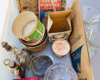 Vintage Ice Cream Parlor Items
