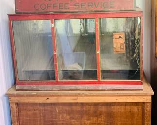McLaughlins Coffee Service Display Cabinet 