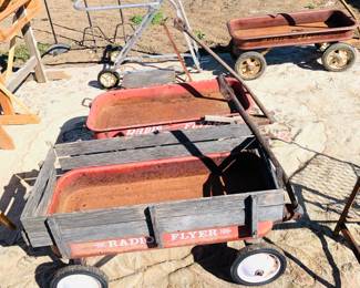 Vintage Radio Flyer Wagons