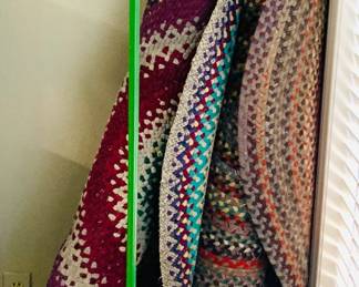 Vintage Braided Rugs - Floor Lamp