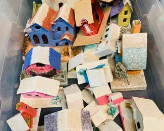 Vintage Putz Houses