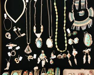 Sterling Silver Native American artist Signed Jewelry 