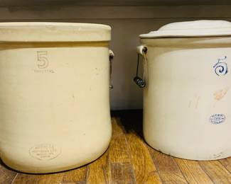 5 Gallon Stoneware Crocks