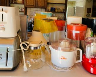 Closeup of Kitchen Appliances