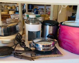 Closeup of Kitchen Appliances