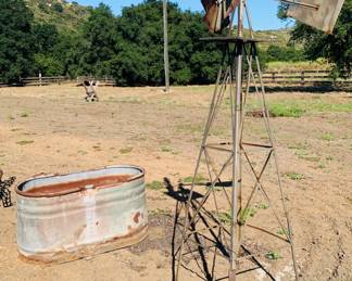 Metal Trough - Windmill