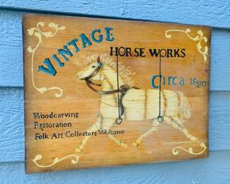 Vintage Wood Advertisement 