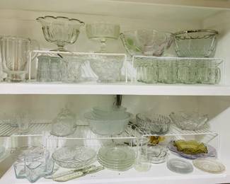 Close-up of serving items