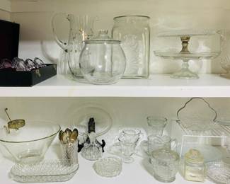 Close-up of serving items