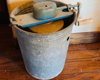 Antique Ice Cream Churn