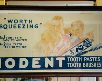 Iodent Framed Advertisement 