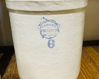 6 Gallon Stoneware Bauer Crock