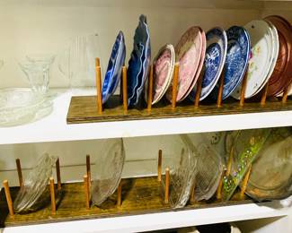 Close-up of Vintage Plates