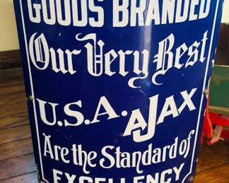 Vintage Enamel Ad Sign