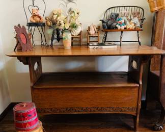 Antique Toybox Table