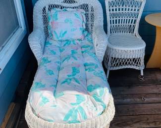 Wicker Lounger