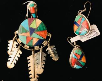  Native American Sterling Silver Jewelry 