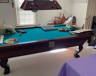 Pool table and accessories
