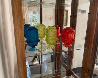 Fairy lamps, the missile one is uranium glass