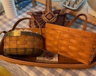 Baskets, some Longaberger