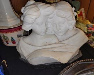 Antique marble bust