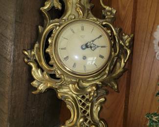 Antique Brass Smith's clock