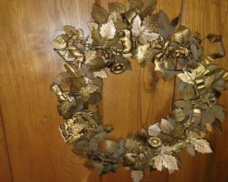 Brass Dresden Wreath