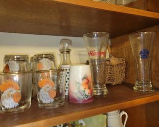 Vintage glassware