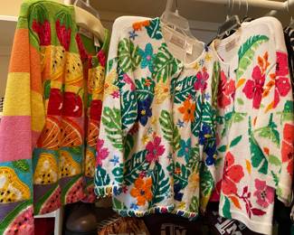 lots of nice clothes, great looking jackets, vests, and sweaters