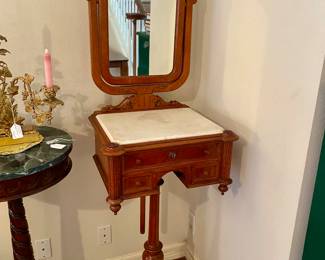 antique shaving stand