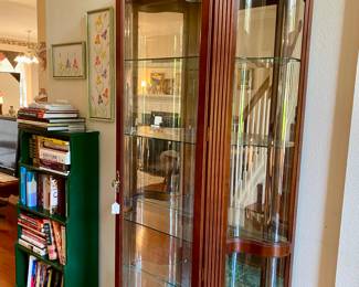 tall and narrow lighted display unit