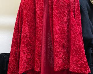 lots of nice clothes, great looking jackets, vests, and sweaters